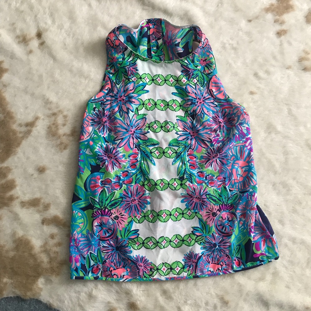 Lilly Pulitzer Iona Tank (Button Back)